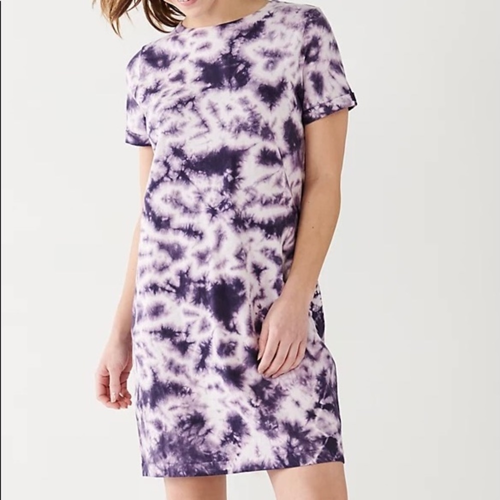 SOLD‼️💜Purple Tie Dye Women’s Jersey Dress M